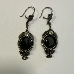 Black Dangle Earrings